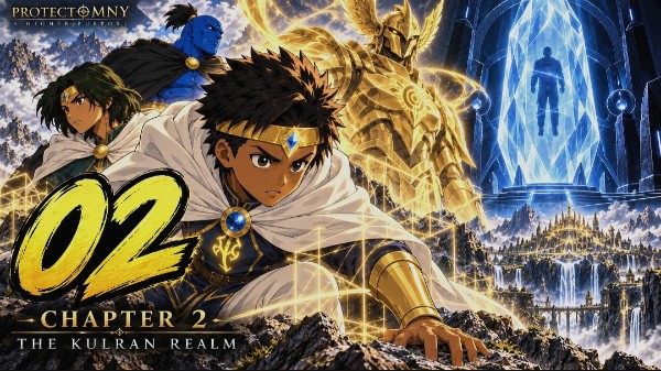 Episode Guide Protect Omny manga Episode 2: The Kulran Realm — Omny, Zyren, and the golden Luminal Knight